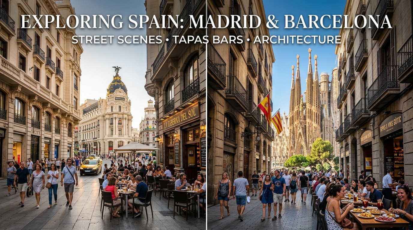 Best Neighborhoods in Madrid and Barcelona: Where to Stay and Explore