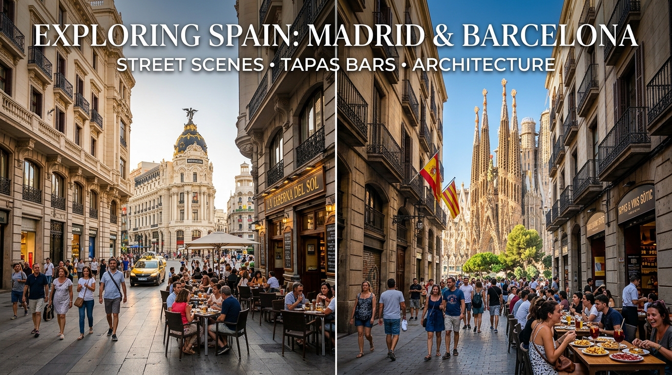 Best Neighborhoods in Madrid and Barcelona: Where to Stay and Explore